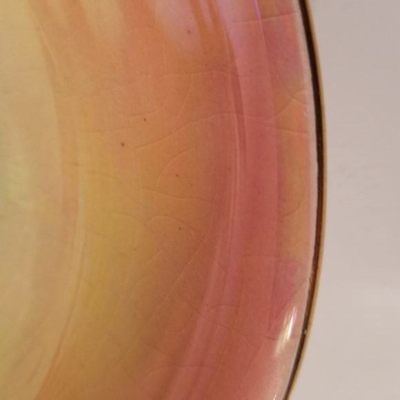 1940s Vintage Royal Winton Grimwades Orange Green Lustreware Set 4 Cups/Saucers - Picture 16 of 17